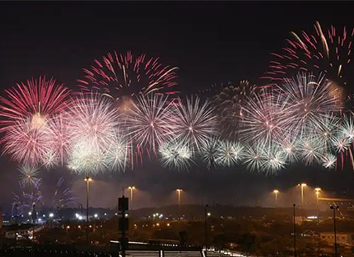 平顺县焰火晚会